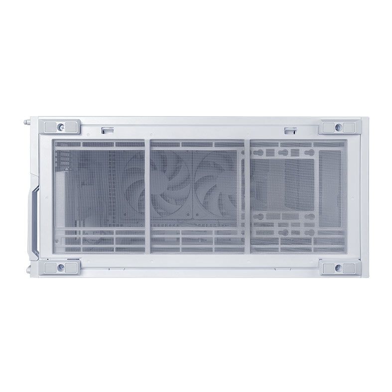 Gabinete Lian Li X Dan Case B4 Mesh, Micro-ATX, Lateral de Vidro, Com 2 Fans, Branco, B4W