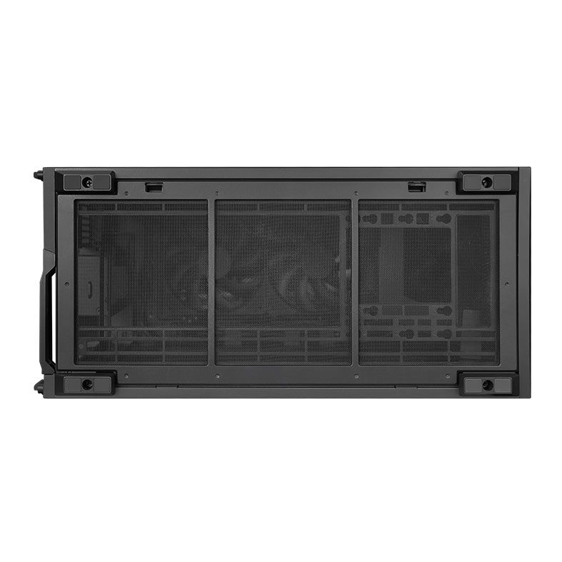 Gabinete Lian Li X Dan Case B4 Wood, Micro-ATX, Com 2 Fans, Preto, B4X-WD