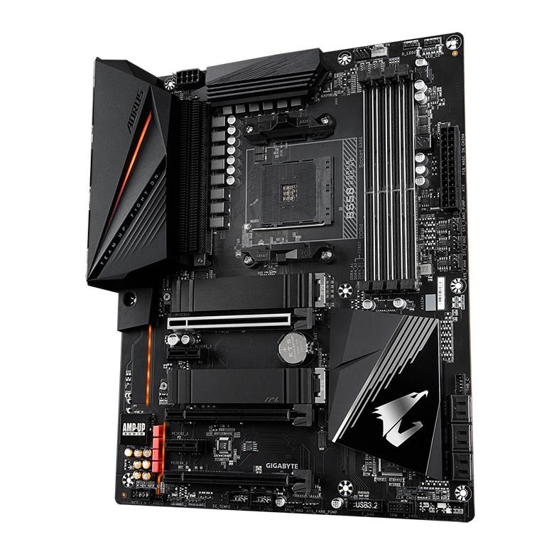 Placa Mae Gigabyte B550 Aorus PRO AC, Wifi, DDR4, Socket AM4, ATX, Chipset AMD B550, B550-AORUS-PRO-AC
