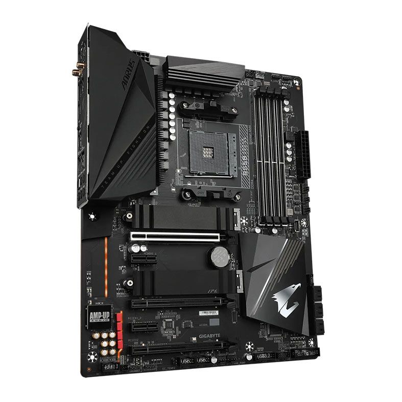 Placa Mae Gigabyte B550 Aorus PRO AX, WiFi, DDR4, Socket AM4, ATX, Chipset AMD B550, B550-AORUS-PRO-AX