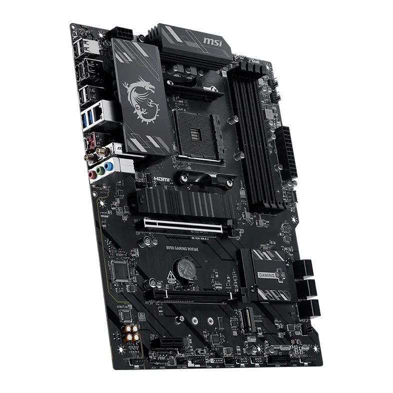 Placa Mae MSI B550 GAMING WIFI6E, DDR4, Socket AMD AM4, ATX, Chipset AMD B550, B550-GAMING-WIFI6E