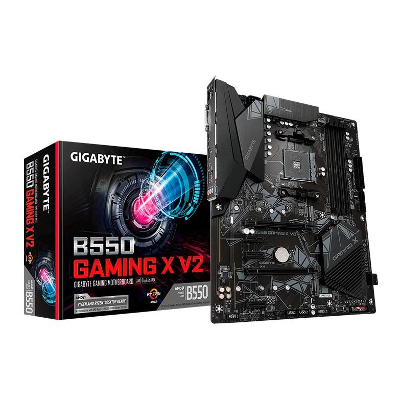 Placa Mae Gigabyte B550 Gaming X V2 DDR4 Socket AM4 Chipset AMD