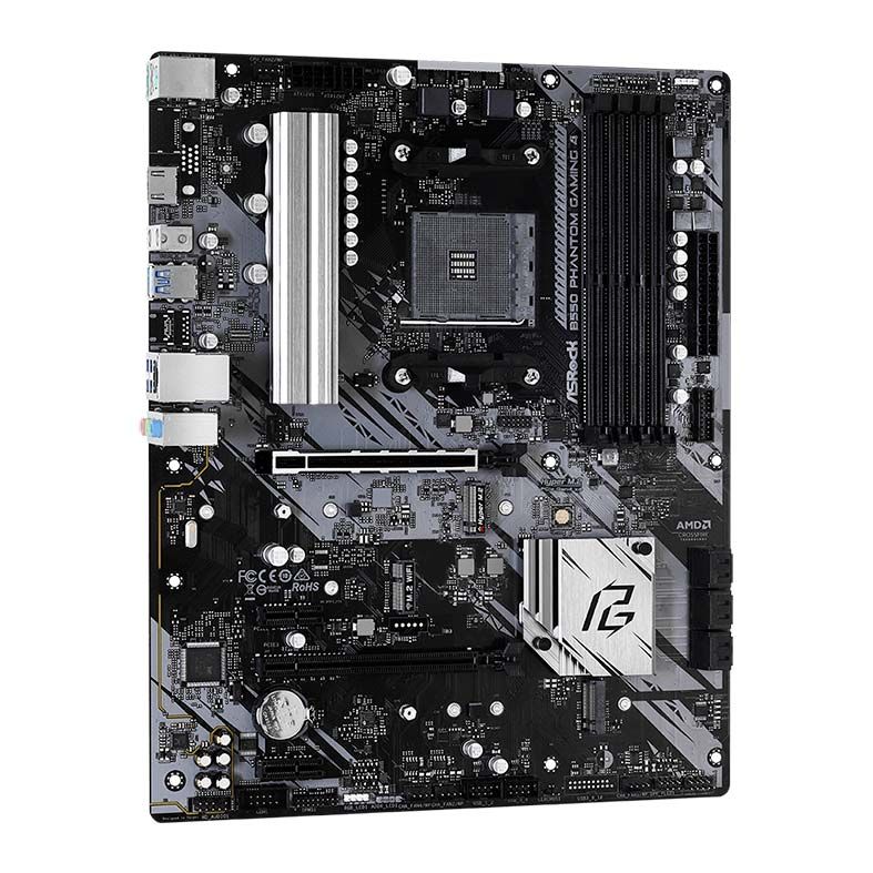 Placa Mae ASRock B550 Phantom Gaming 4 DDR4 Socket AM4 Chipset AMD B550