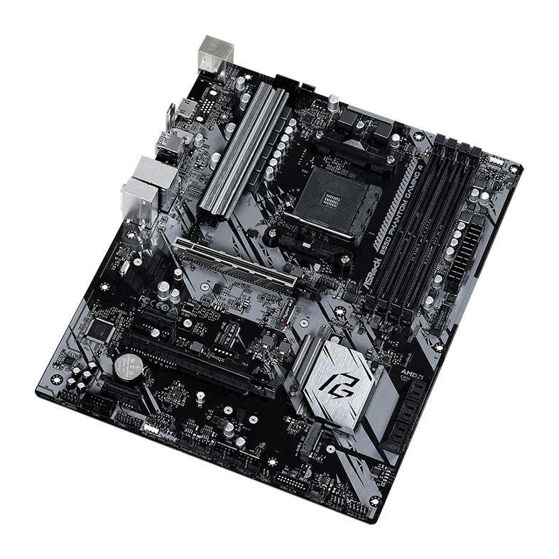 Placa Mae ASRock B550 Phantom Gaming 4 DDR4 Socket AM4 Chipset AMD B550