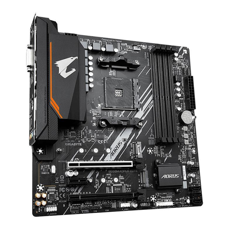 Placa Mãe Gigabyte B550M Aorus Elite AM4 DDR4 | Pichau | Pichau