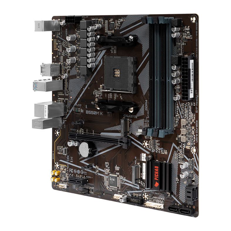 Placa Mae Pichau B550M K, DDR4, Socket AMD AM4, M-ATX, Chipset AMD B550, B550M-K-1P