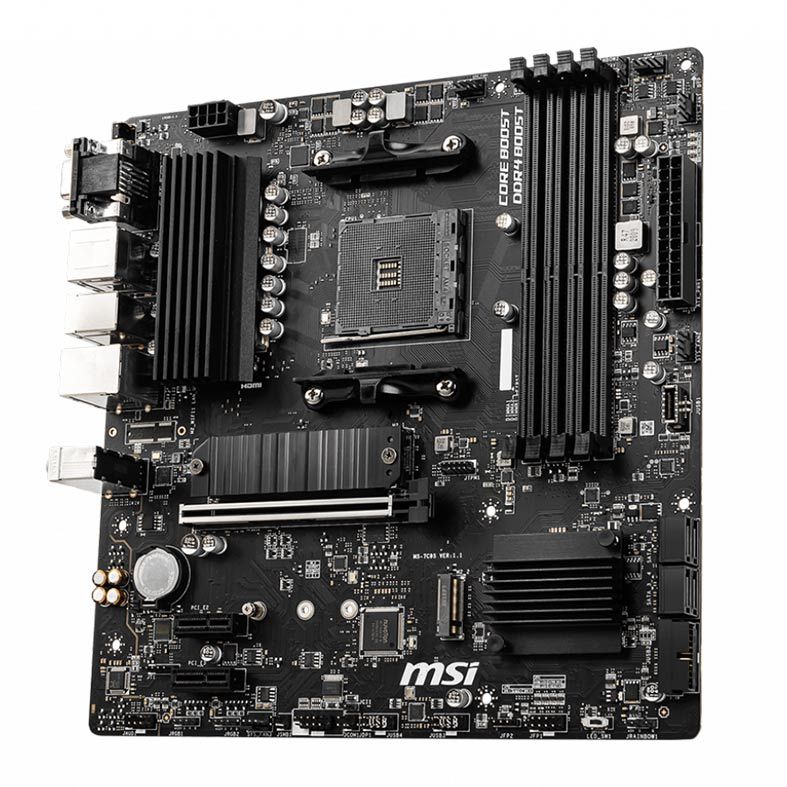 マザーボード Socket AM4 B550M PRO-VDH MicroATX Placa Mae MSI B550M PRO-VDH, DDR4, Socket AM4, M-ATX, Chipset AMD