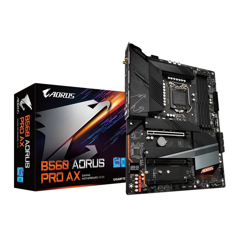 Placa Mae Gigabyte B560 Aorus PRO AX, WiFi, DDR4, Socket 1200, ATX, Chipset Intel B560, B560-AORUS-PRO-AX