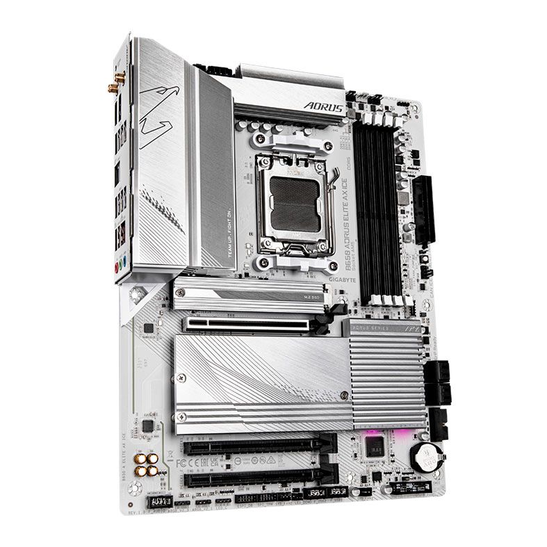Placa Mae Gigabyte B650 Aorus Elite AX Ice, WiFi, DDR5, Socket AMD AM5, ATX, Chipset AMD B650, B650-AORUS-ELITE-AX-ICE