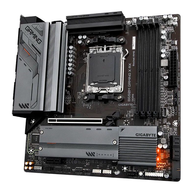 Placa Mae Gigabyte B650M Gaming X AX, WiFi, DDR5, Socket AM5, Chipset AMD B650, B650M-GAMING-X-AX