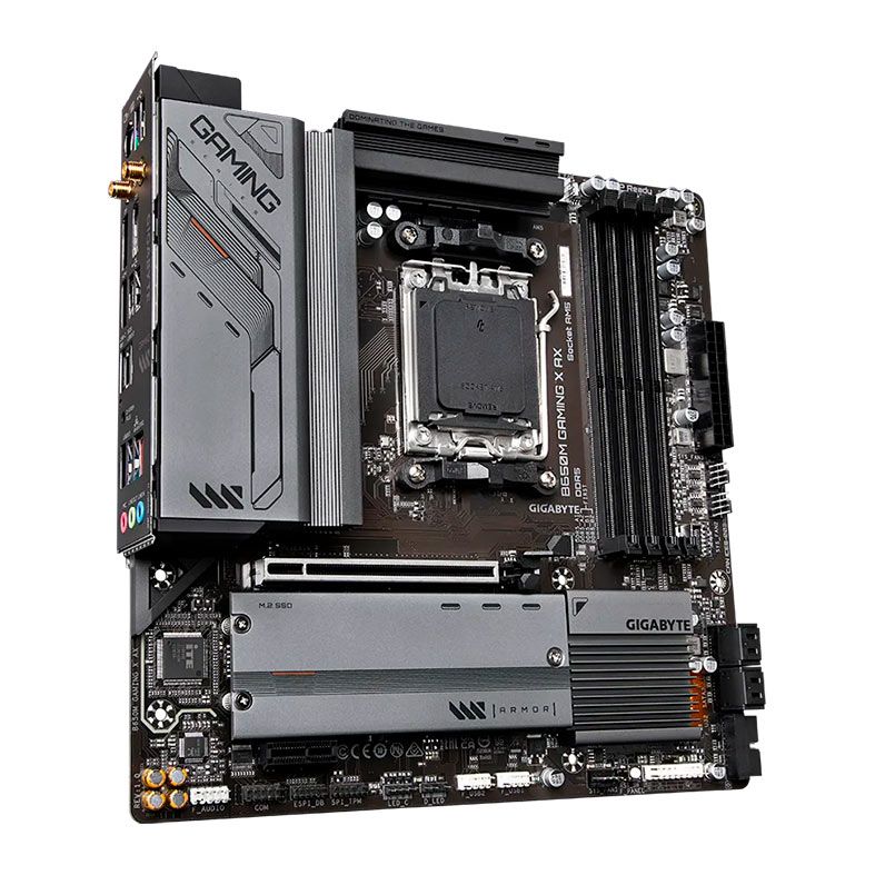 Placa Mae Gigabyte B650M Gaming X AX, WiFi, DDR5, Socket AM5, Chipset AMD B650, B650M-GAMING-X-AX