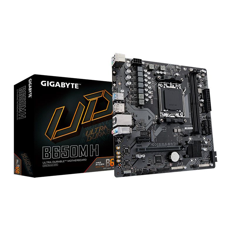 Placa Mae Gigabyte B650M H, DDR5, Socket AMD AM5, M-ATX, Chipset AMD B650, B650M-H