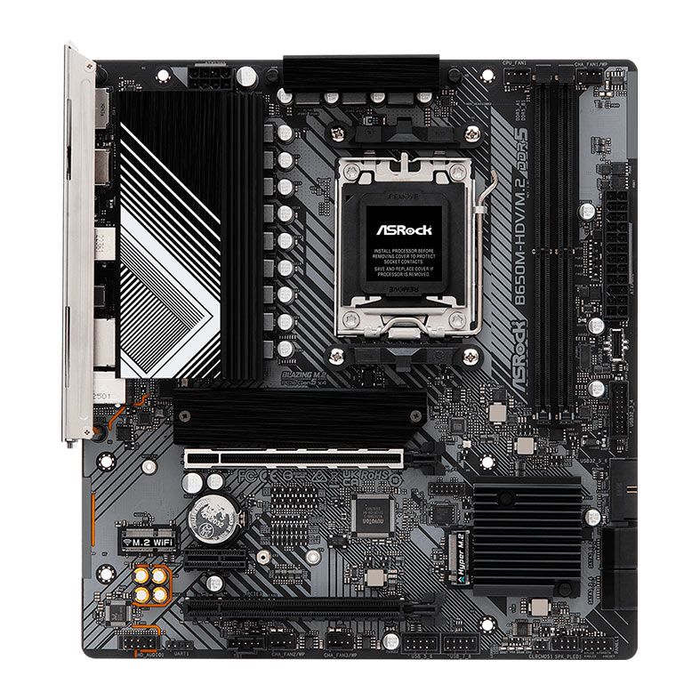 Placa Mae AsRock B650M-HDV/M.2, DDR5, Socket AM5, M-ATX, Chipset AMD B650, B650M-HDV-M2