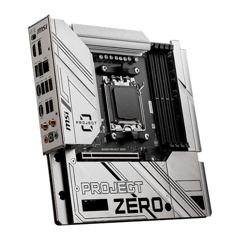 Placa Mae MSI B650M PROJECT ZERO, DDR5, Socket AMD AM5, M-ATX, Chipset AMD B650, B650M-PROJECT-ZERO