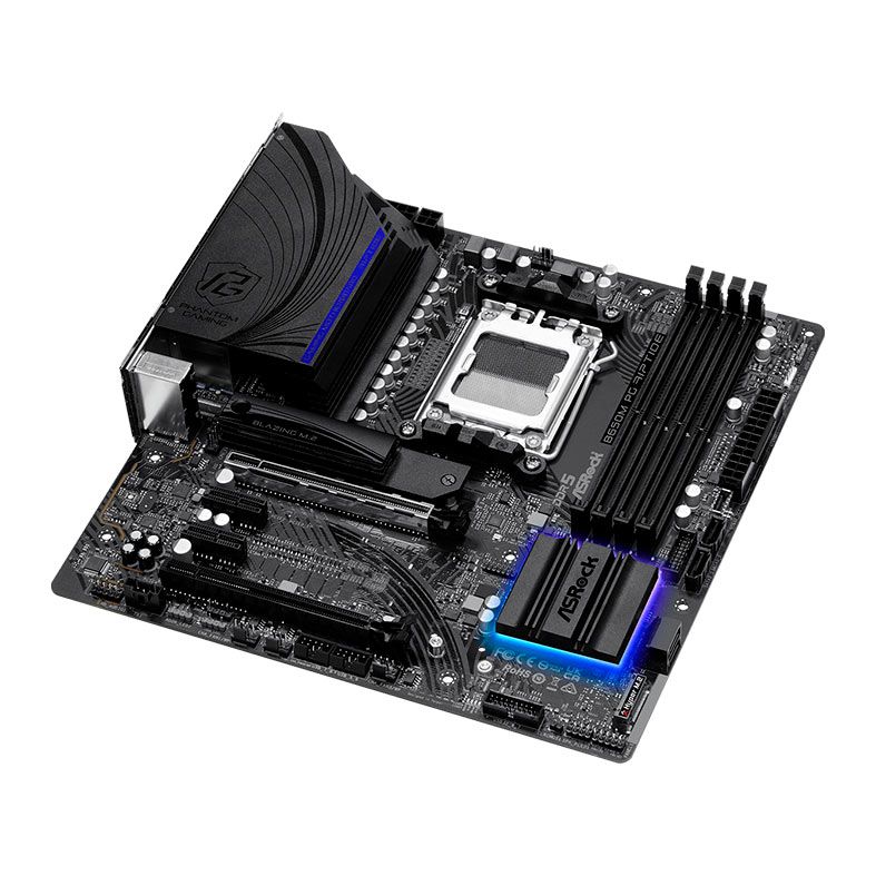 Placa Mae AsRock B650M PG Riptide, DDR5, Socket AM5, M-ATX, Chipset AMD B650, B650MPG-RIPTIDE