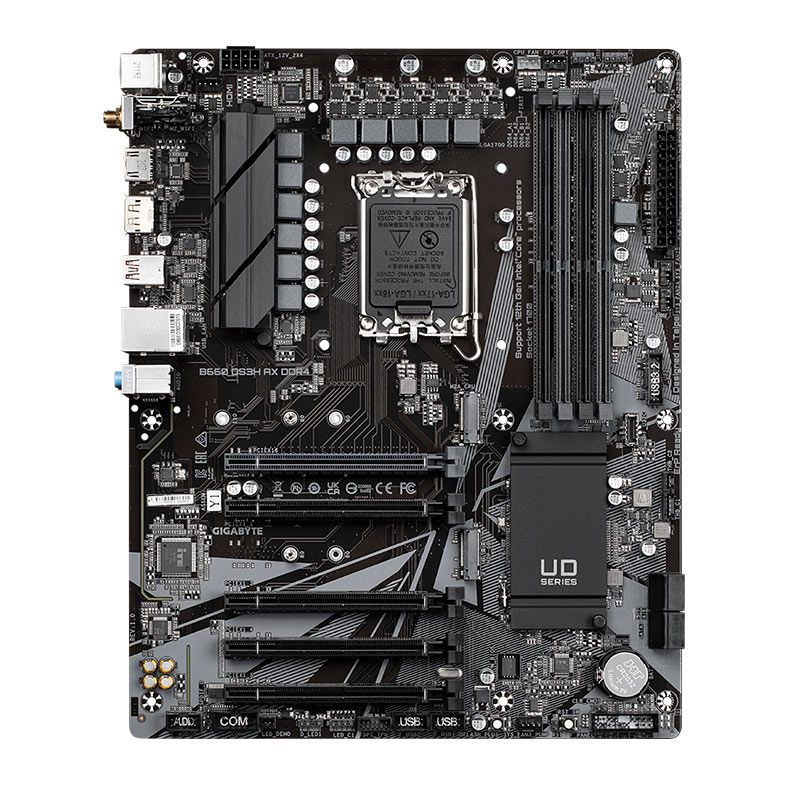 Placa Mae Gigabyte B660 DS3H AX DDR4, WiFi, Socket 1700, ATX, Chipset intel B660, B660-DS3H-AX-DDR4