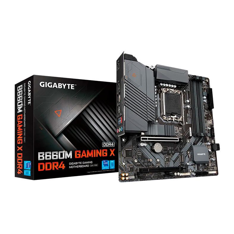 Placa Mae Gigabyte B660M Gaming X, DDR4, Socket LGA 1700, M-ATX, Chipset Intel B660, B660M-GAMINGX-DDR4