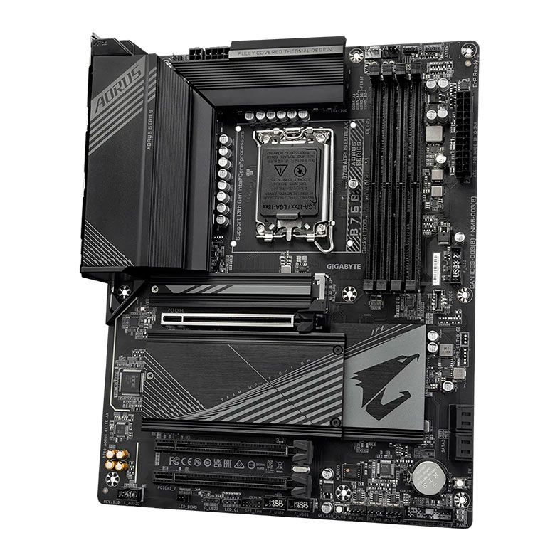 Placa Mae Gigabyte B760 Aorus Elite AX, WiFi, DDR5, Socket LGA 1700, ATX, Chipset Intel B760, B760-AORUS-ELITE-AX