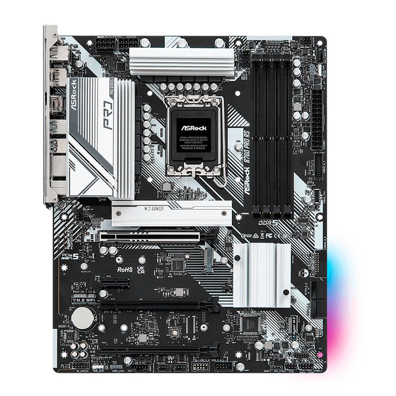 Placa Mae AsRock B760 PRO RS, DDR5, LGA 1700, ATX, Chipset Intel B760, B760-PRO-RS