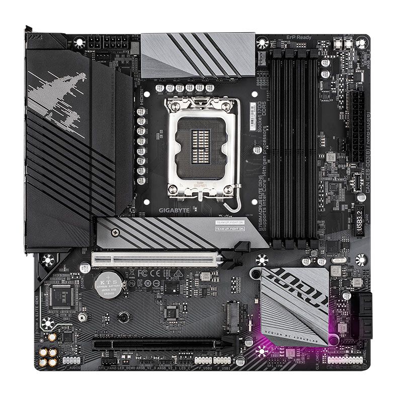 Placa Mae Gigabyte B760M Aorus Elite, DDR5, LGA1700, M-ATX, Chipset Intel B760, B760M-A-ELITE-GEN5