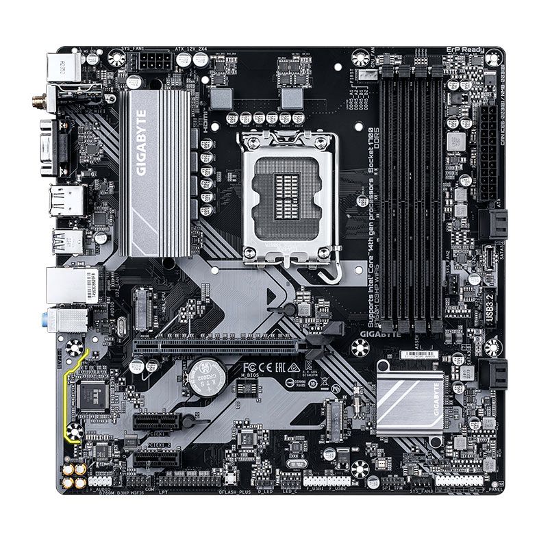 Placa Mae Gigabyte B760M D3HP WIFI6, DDR5, LGA1700, M-ATX, Chipset Intel B760, B760M-D3HP-WIFI6