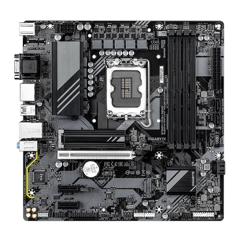 Placa Mae Gigabyte B760M DS3H, DDR5, LGA1700, M-ATX, Chipset Intel B760, B760M-DS3H-GEN5