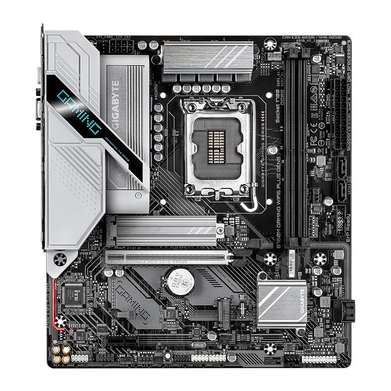 Placa Mae Gigabyte B760M Gaming WIFI6 Plus Gen5, DDR5, LGA1700, M-ATX, Chipset Intel B760, B760M-G-WF6-PLUS-GEN5