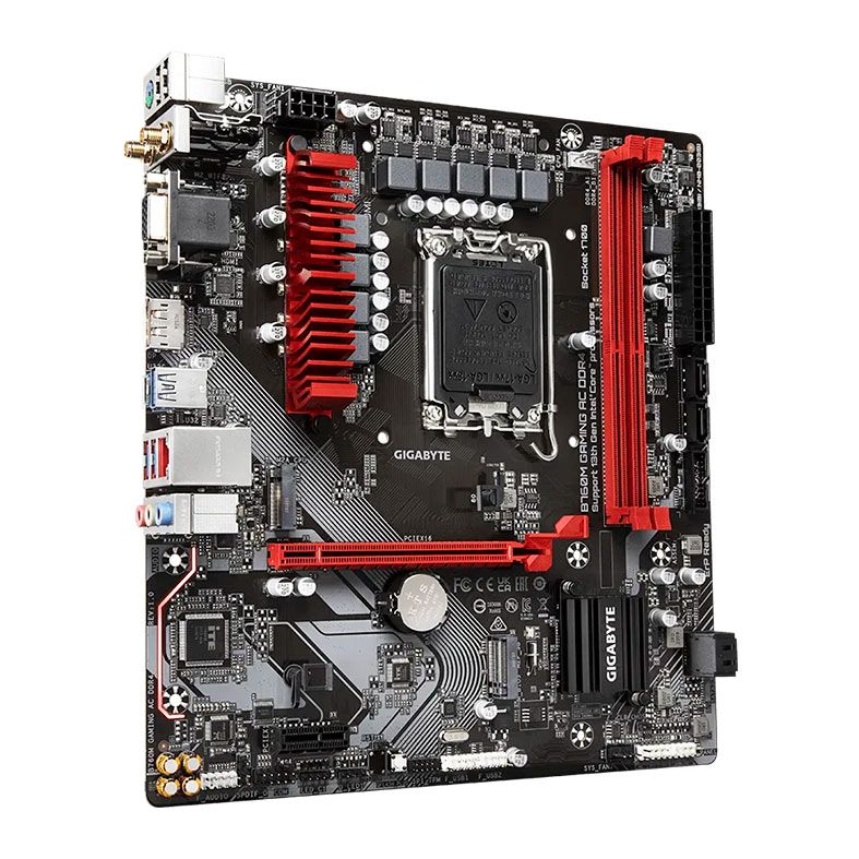 Placa Mae Gigabyte B760M Gaming AC, Wifi, DDR4, LGA1700, ATX, Socket Intel B760M, B760M-GAMING-AC-DDR4