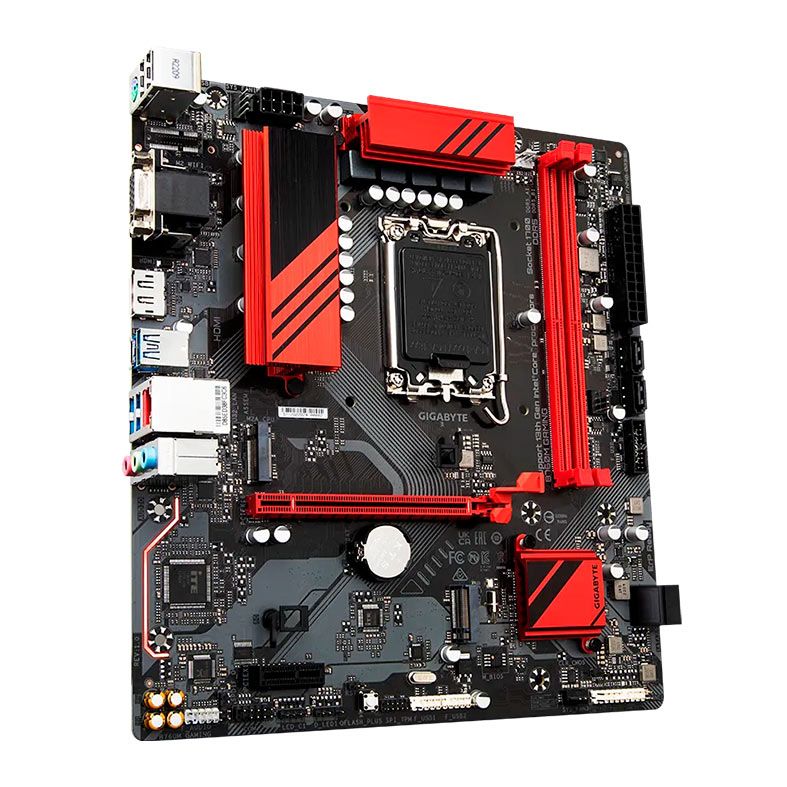 Placa Mae Gigabyte B760M Gaming, DDR5, LGA 1700, M-ATX, Chipset Intel B760, B760M-GAMING