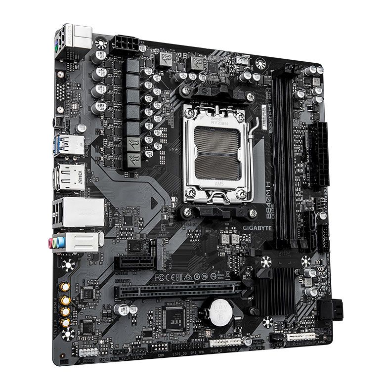 Placa Mae Gigabyte B840M H, DDR5, Socket AMD AM5, M-ATX, Chipset AMD B840, B840M-H