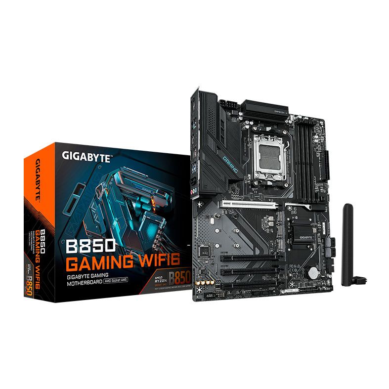 Placa Mae Gigabyte B850 Gaming WIFI6, DDR5, Socket AMD AM5, ATX, Chipset AMD B850, B850-GAMING-WIFI6