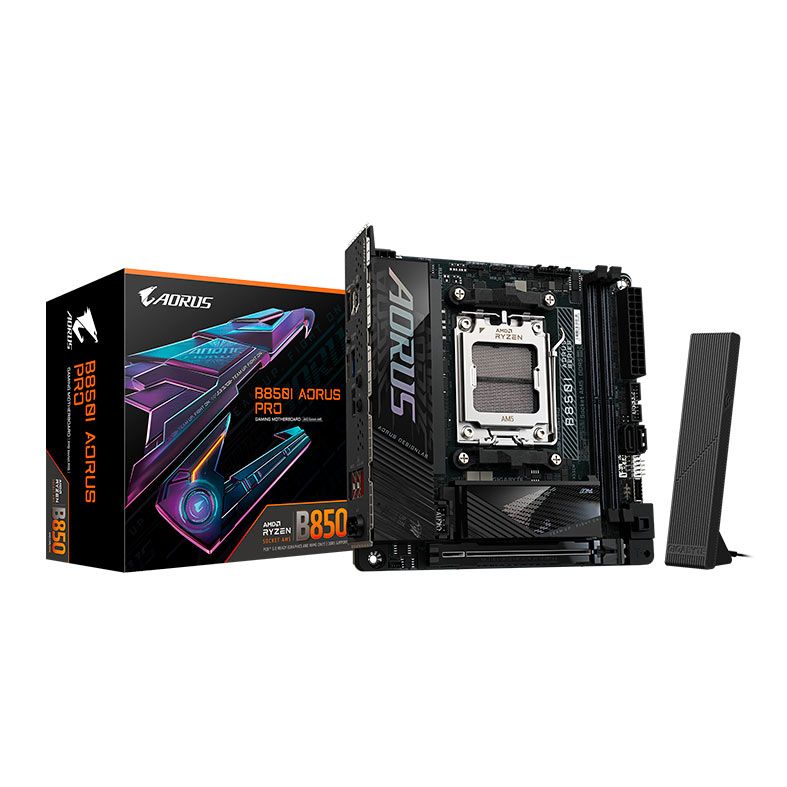Placa Mae Gigabyte B850I Aorus Pro, DDR5, Socket AMD AM5, Mini-ITX, Chipset AMD B850, B850I-AORUS-PRO