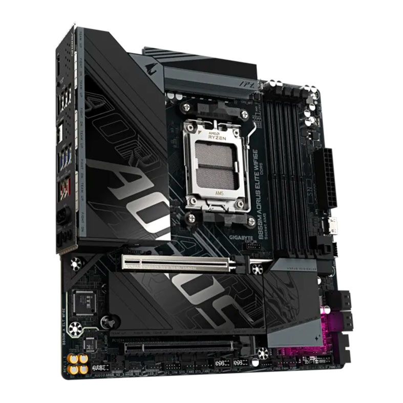 Placa Mae Gigabyte B850M Aorus Elite Wifi6E, DDR5, Socket AMD AM5, M-ATX, Chipset AMD B850, B850M-A-ELT-WF6E