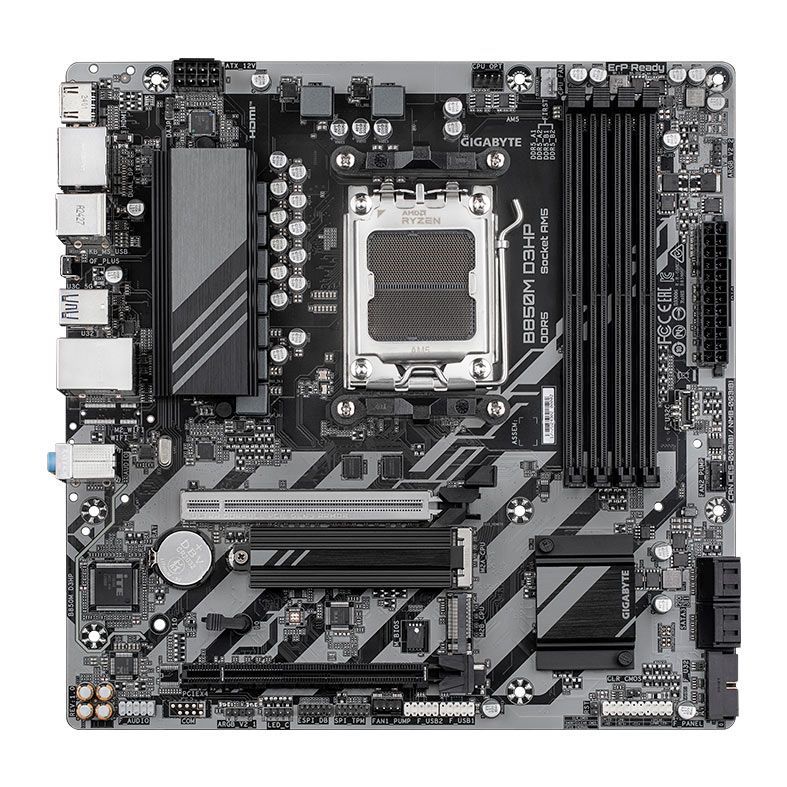 Placa Mae Gigabyte B850M D3HP, DDR5, Socket AMD AM5, M-ATX, Chipset AMD B850, B850M-D3HP