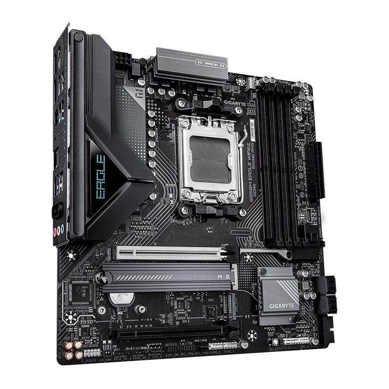 Placa Mae Gigabyte B850M Eagle Wifi6E, DDR5, Socket AMD AM5, M-ATX, Chipset AMD B850, B850M-EAGLE-WF6E