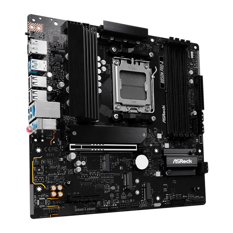 Placa Mae AsRock B850M Pro-A, DDR5, Socket AMD AM5, M-ATX, Chipset AMD B850, B850M-PRO-A