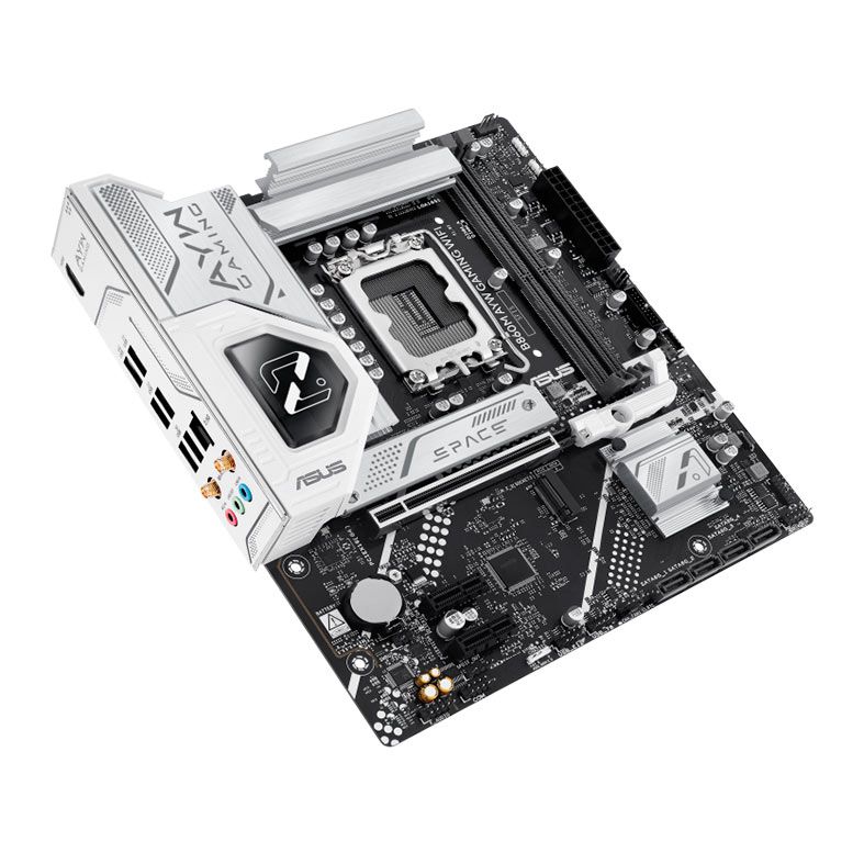 Placa Mae Asus B860M AYW Gaming WiFi, DDR5, LGA1851, M-ATX, Chipset Intel B860, B860M-AYW-GAMING-WIFI