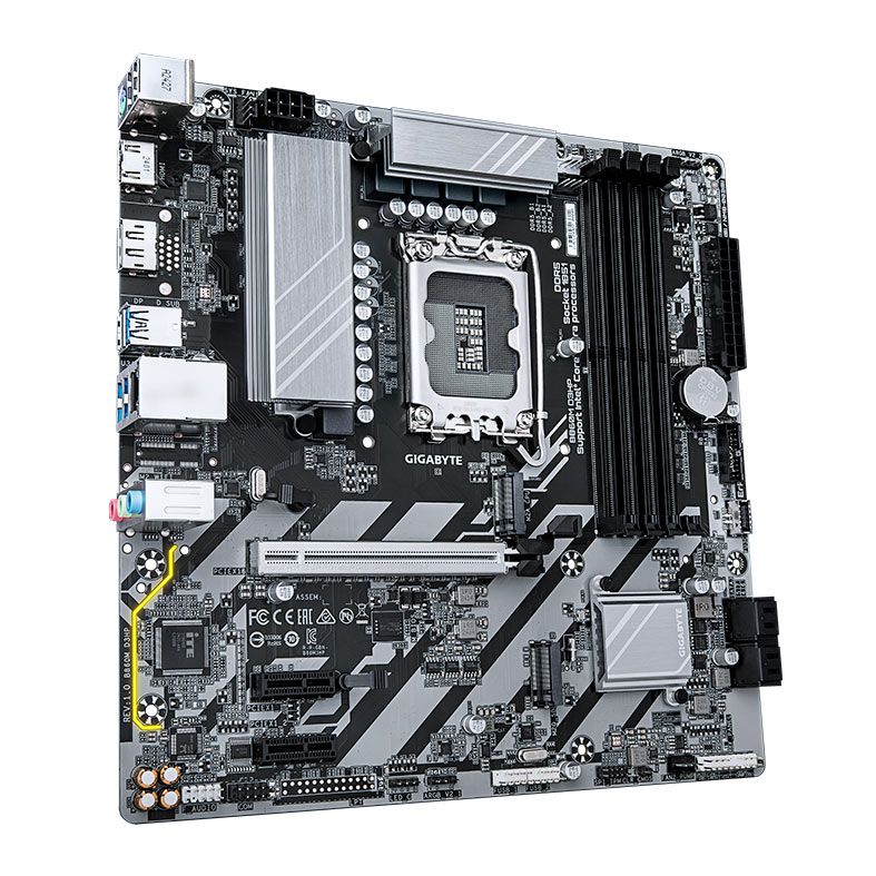 Placa Mae Gigabyte B860M D3HP, DDR5, LGA1851, M-ATX, Chipset Intel B860, B860M-D3HP