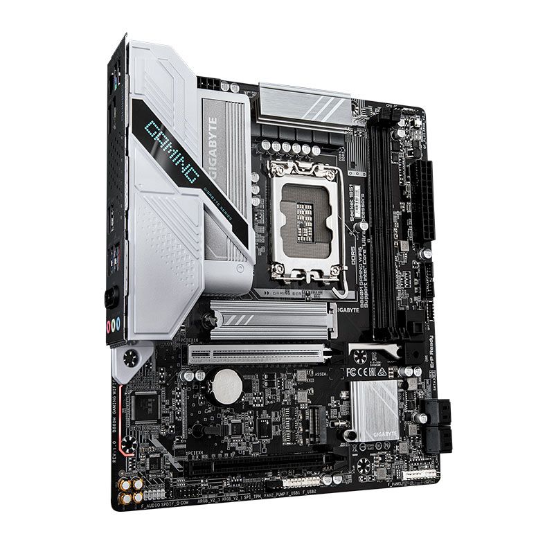 Placa Mae Gigabyte B860M Gaming WIFI6, DDR5, LGA1851, M-ATX, Chipset Intel B860, B860M-GAMING-WIFI6