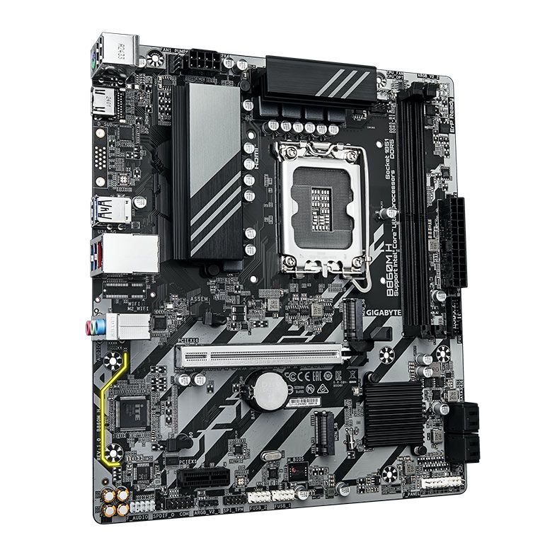 Placa Mae Gigabyte B860M H, DDR5, LGA1851, M-ATX, Chipset Intel B860, B860M-H
