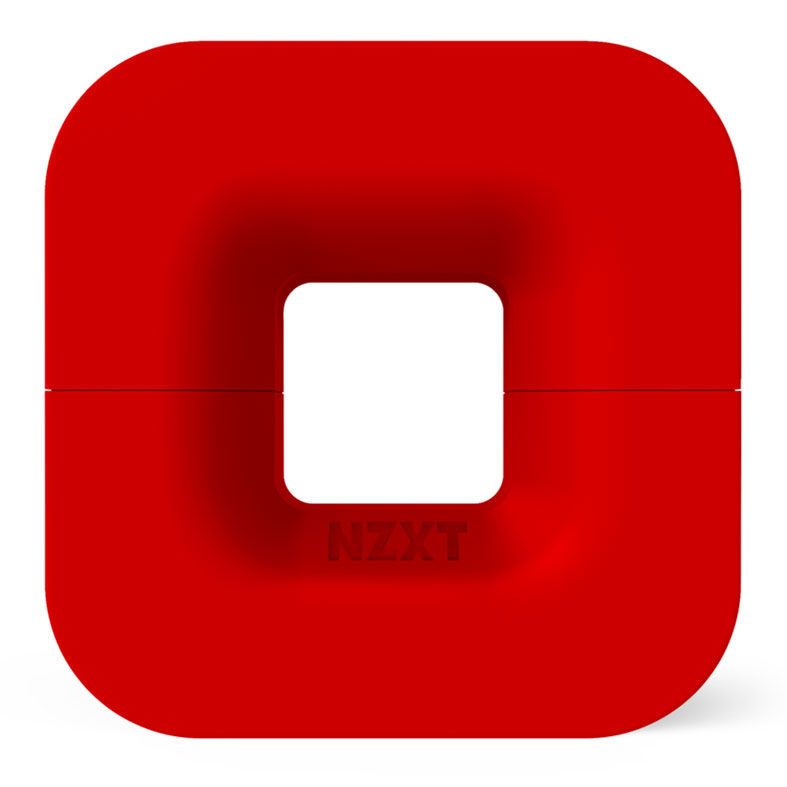Suporte Para Headsets NZXT PUCK Vermelho, BA-PCKRT-RD