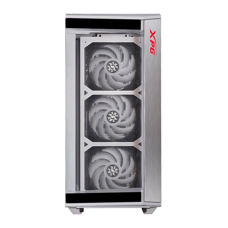 Gabinete Gamer XPG Battlecruiser, Mid-Tower, Lateral de Vidro, Com 4 Fans, ARGB, Branco, BATTLECRUISER-WHCWW
