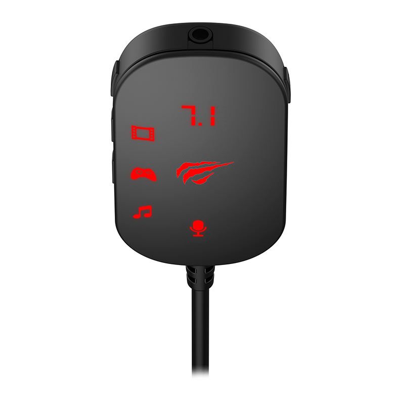 Placa de Som Havit BBH621, USB, 7.1 Surround, Preto, BBH621