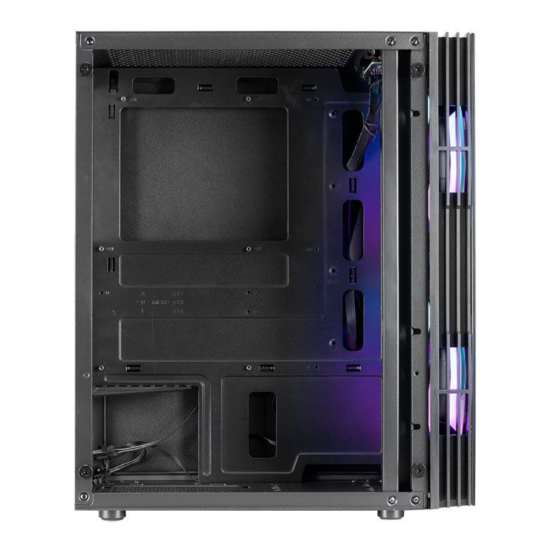 Gabinete Gamer Aigo DarkFlash BF1, Lateral/Frontal Vidro, Com 2 Fans, Preto, AIGO DARKFLASH BF1