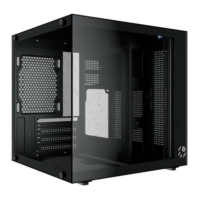 Gabinete Gamer Bluecase BG-066 Life, Mini-Tower, Lateral de Vidro, Preto, BG-066-LIFE-BK