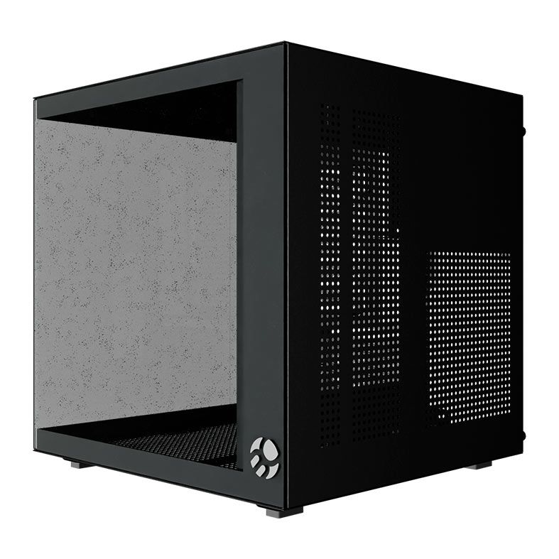 Gabinete Gamer Bluecase BG-066 Life, Mini-Tower, Lateral de Vidro, Preto, BG-066-LIFE-BK