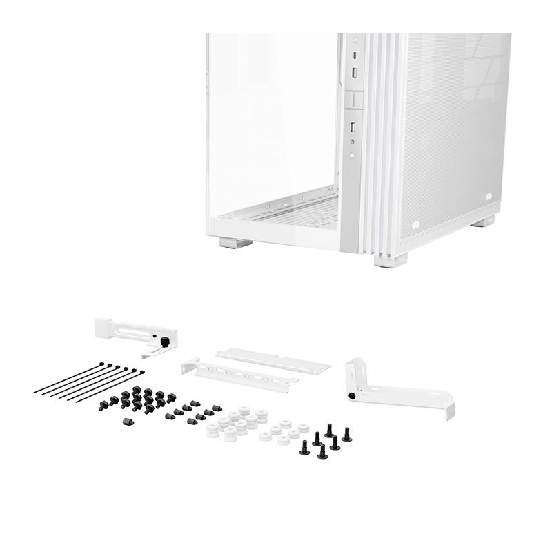 Gabinete Gamer Be Quiet! Light Base 600 DX, ARGB, Mid-Tower, Lateral de Vidro, Branco, BGW66