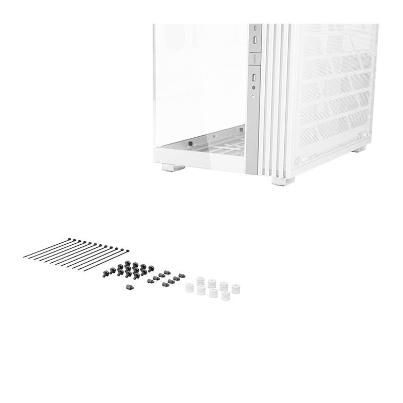 Gabinete Gamer Be Quiet! Light Base 900 DX, ARGB, Full-Tower, Lateral de Vidro, Branco, BGW70
