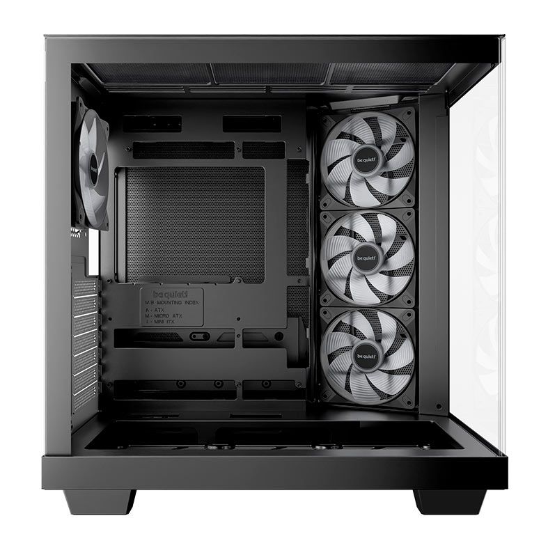 Gabinete Gamer Be Quiet! Light Base 500 LX, ARGB, Mid-Tower, Lateral de Vidro, Com 4 Fans, Preto, BGW85