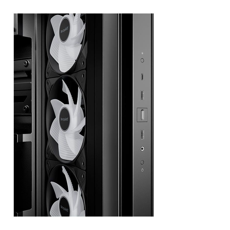 Gabinete Gamer Be Quiet! Light Base 500 LX, ARGB, Mid-Tower, Lateral de Vidro, Com 4 Fans, Preto, BGW85